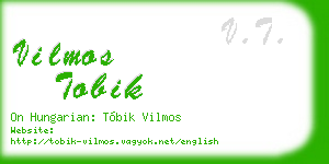 vilmos tobik business card